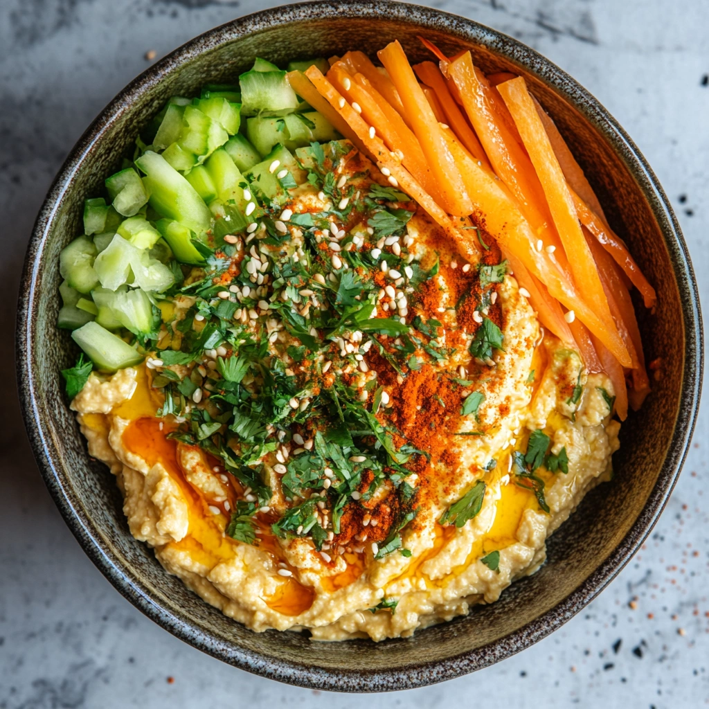 Хумус з овочами